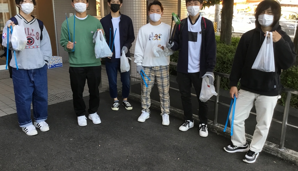 ふくポケ・公園ゴミ拾い レポート