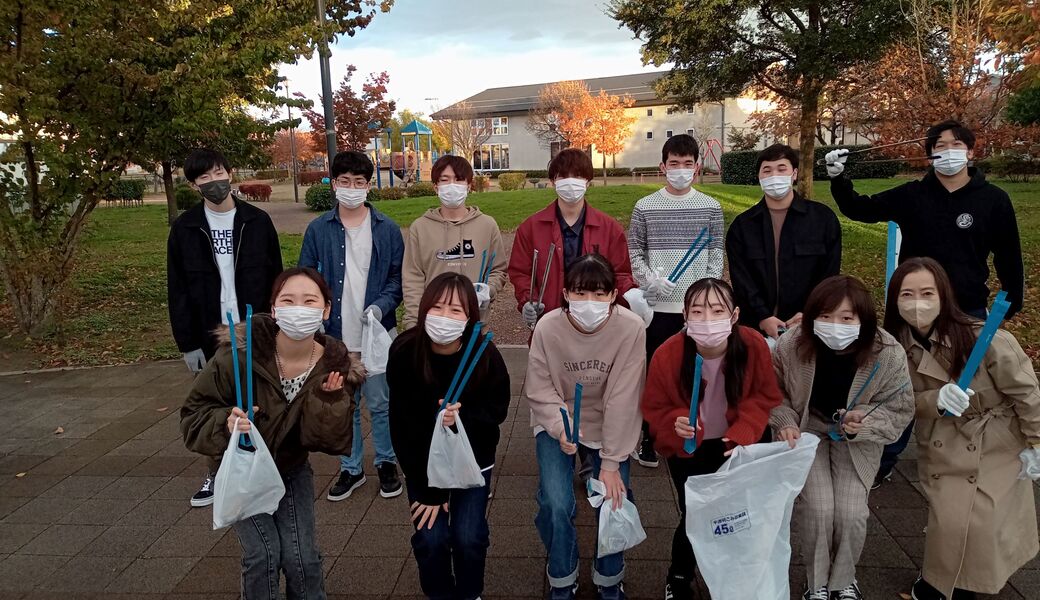 ふくポケ・公園ゴミ拾い レポート