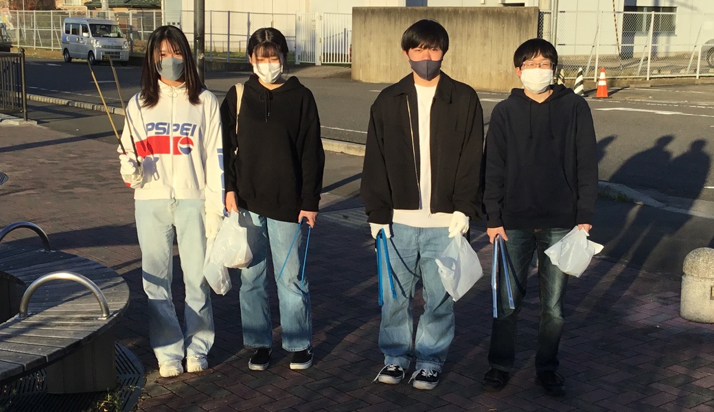 ふくポケ・公園ゴミ拾い レポート