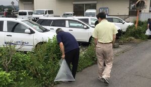 東北アルフレッサ二戸支店周辺ゴミ拾い アイキャッチ