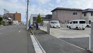 東北アルフレッサ弘前支店周辺ゴミ拾い アイキャッチ