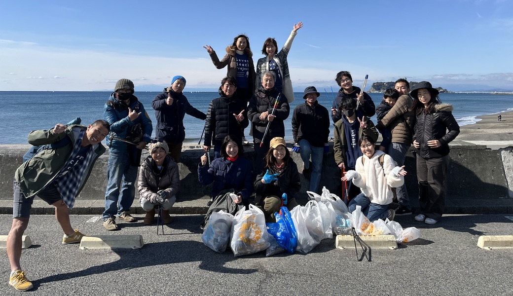 七里ガ浜ビーチ＆タウンクリーン アイキャッチ