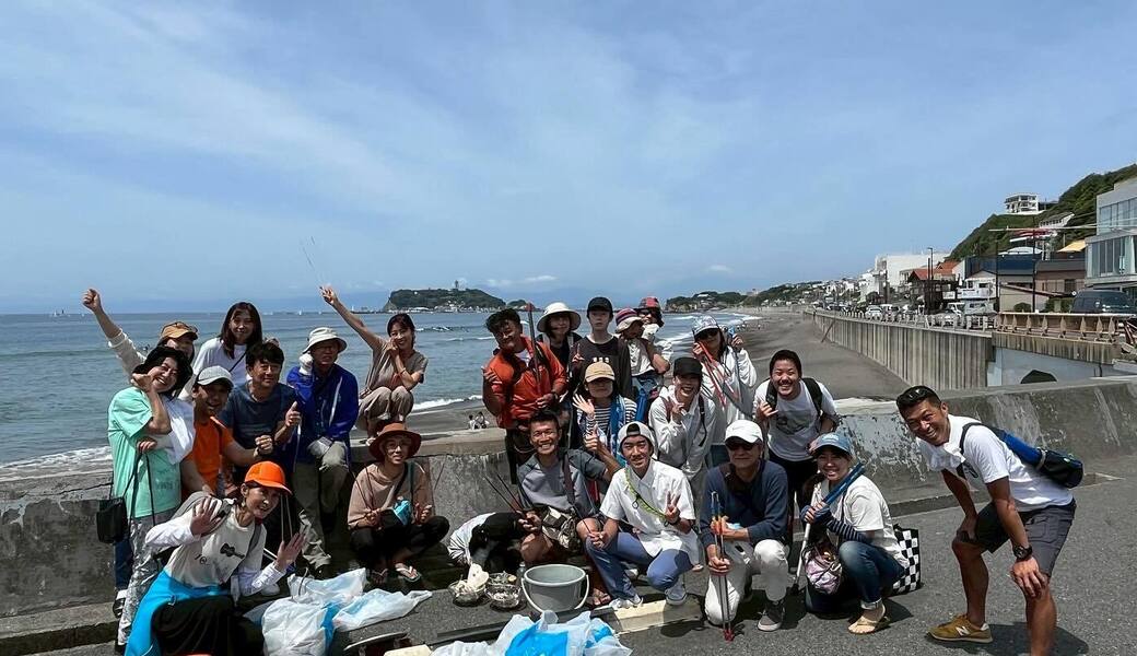 七里ガ浜ビーチ＆タウンクリーン　なみぼん連携企画 アイキャッチ