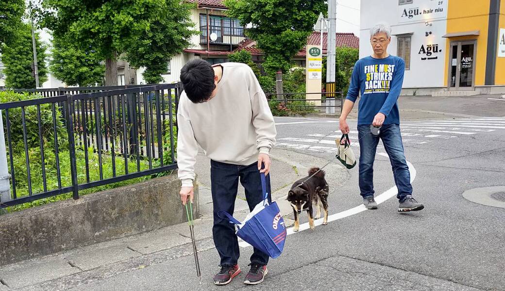 犬の散歩でやろう！ゴミ拾い 悟空とともに レポート