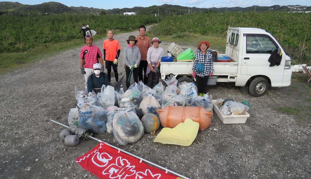平砂浦ファミリーパーク前ビーチクリーン レポート