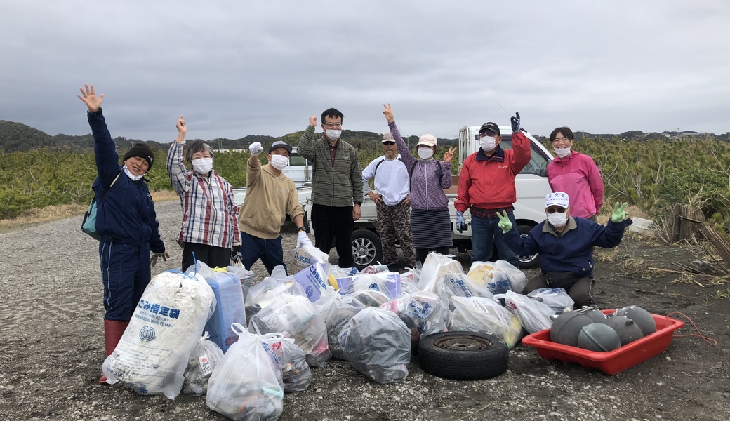 平砂浦ファミリーパーク前ビーチクリーン レポート