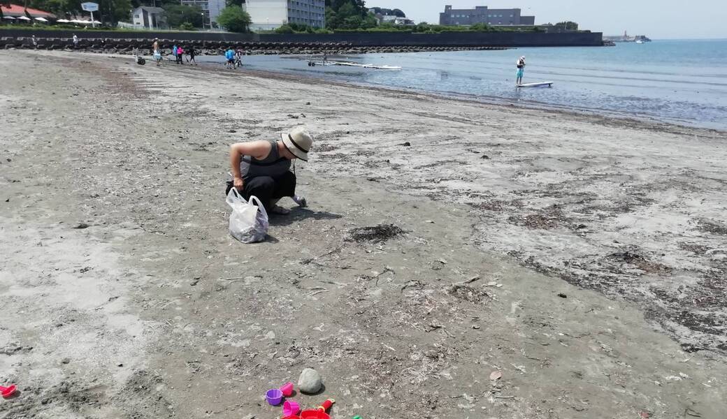 ふくポケ「こどもsdgs 第3回・ゆるくてOK★こどもと海で遊ぶついでにビーチクリーンしよう♪」 レポート