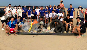 夏休み特別企画　海岸清掃＆ラグビー教室 アイキャッチ