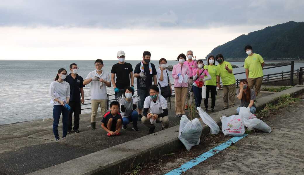 みんなできれいにせんまいけごみの見える化大作戦in朝日町 レポート