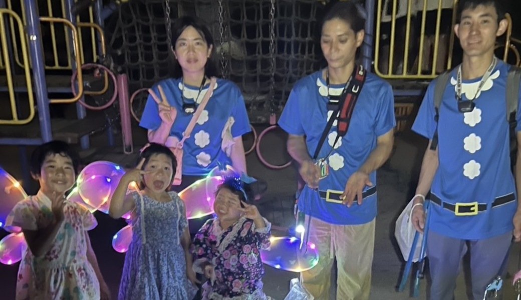 ブルーサンタ＠土曜夜市 レポート