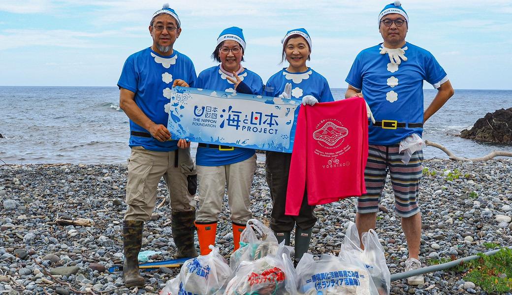 「ブルーサンタ2025」海の日（の前日）海浜そうじ＠折戸浜海岸 レポート