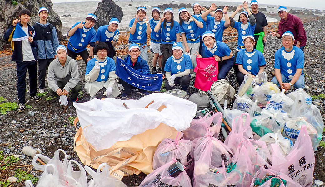 「ブルーサンタ2026」海の日（の前日）海浜そうじ＠折戸浜海岸 レポート