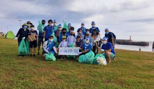 ひびき海の公園人工海浜・脇田海水浴場周辺の清掃 アイキャッチ
