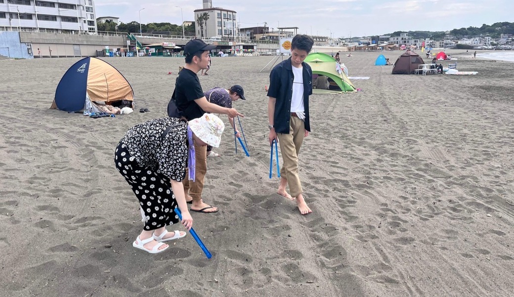 綺麗にしたビーチでお茶し隊 アイキャッチ