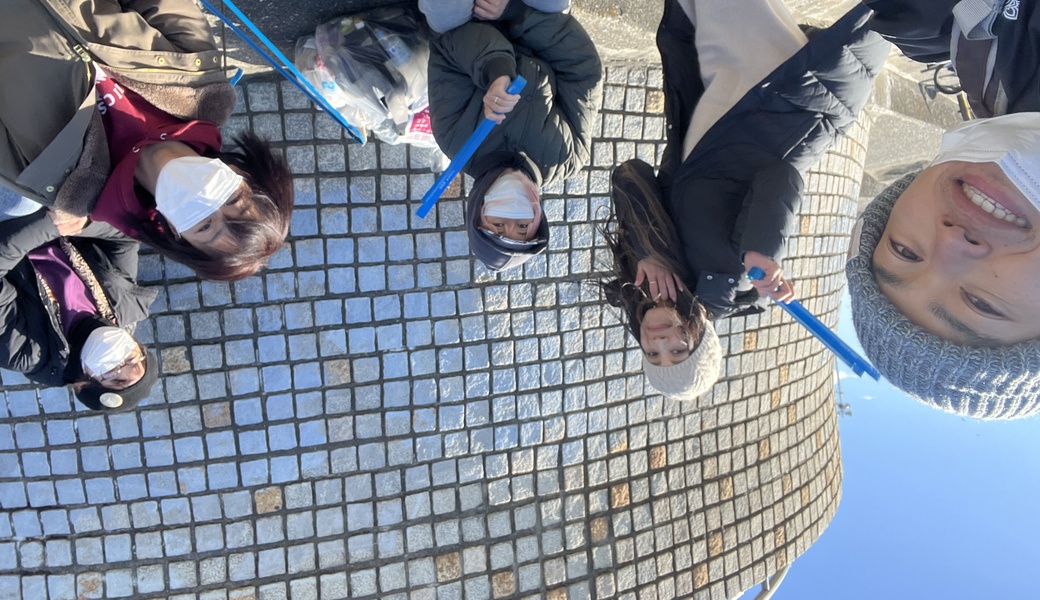 綺麗にしたビーチでお茶し隊 レポート