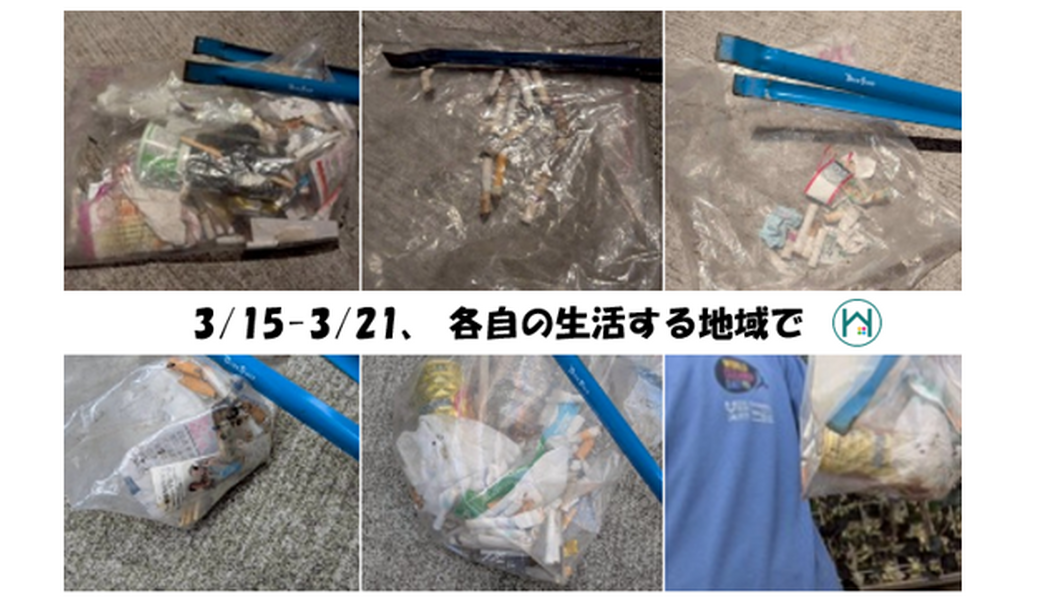 3/15(日)～3/21(土)  毎月第三土曜日で終わる一週間 各自の場所で レポート