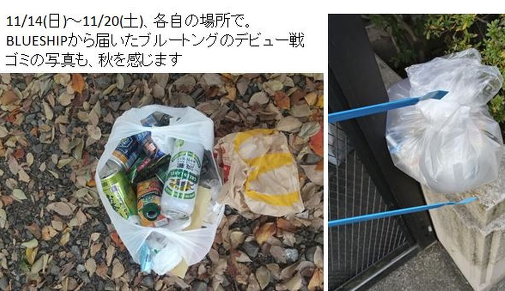 11/14(日)～11/20(土) 毎月第三土曜日で終わる一週間 各自の場所で レポート