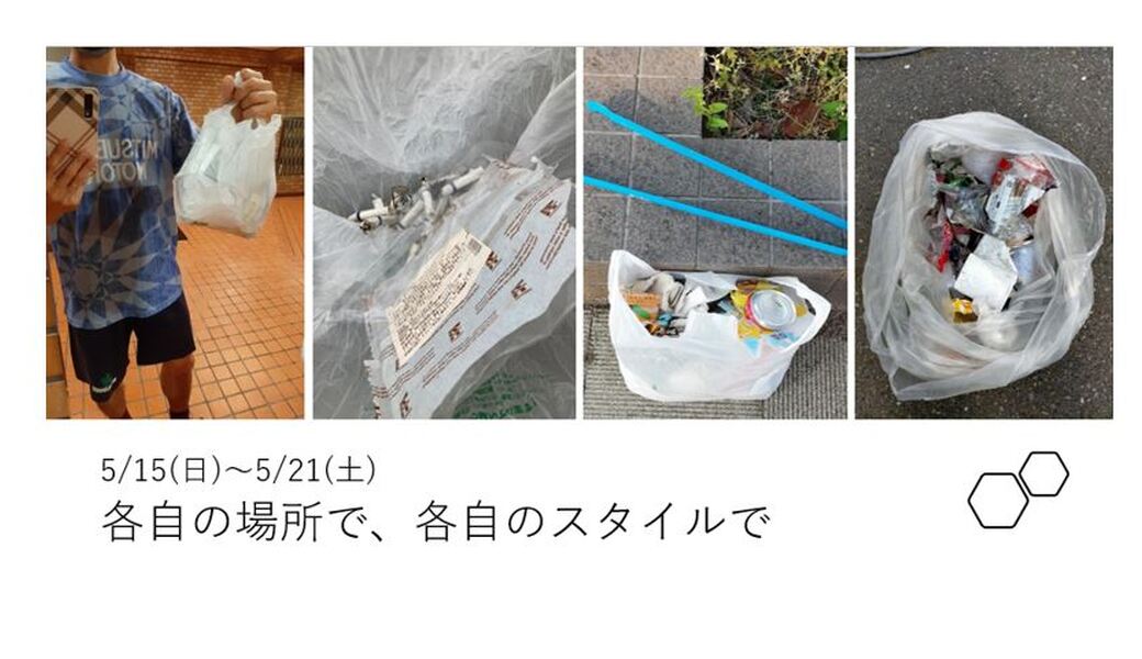 5/15(日)～5/21(土) 毎月第三土曜日で終わる一週間 各自の場所で レポート