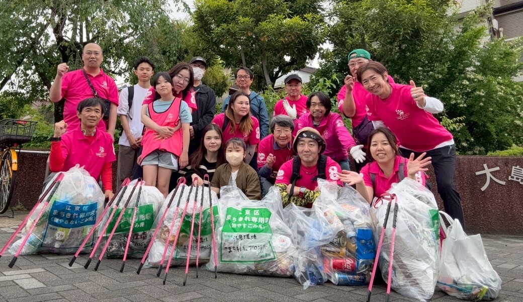 2025年5月定例　江東環境”まちキレイ”プロジェクト「西大島駅(S14)」 レポート