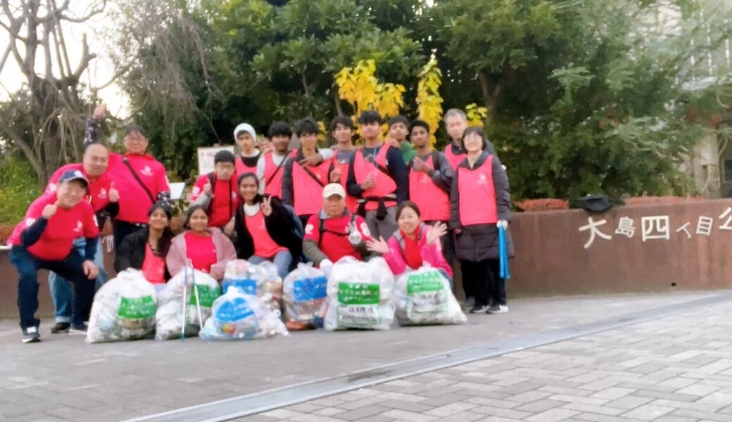 2025年12月定例　江東環境”まちキレイ”プロジェクト「亀戸中央公園（正面）」 レポート