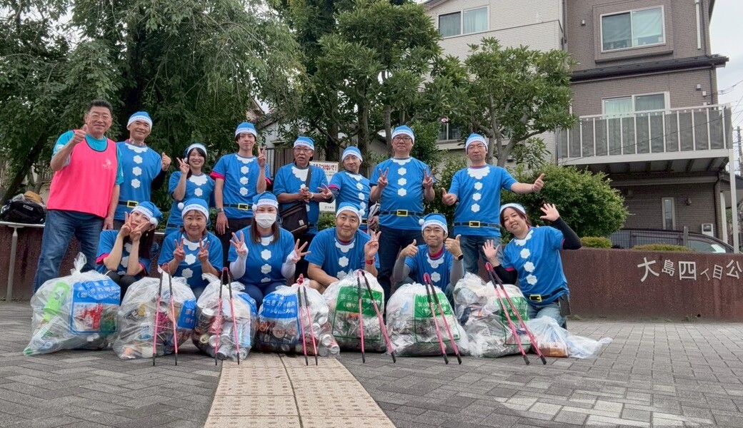 「BLUE SANTA 2026」2026年7月定例　江東環境”まちキレイ”プロジェクト「東大島駅(S16)大島口」 レポート