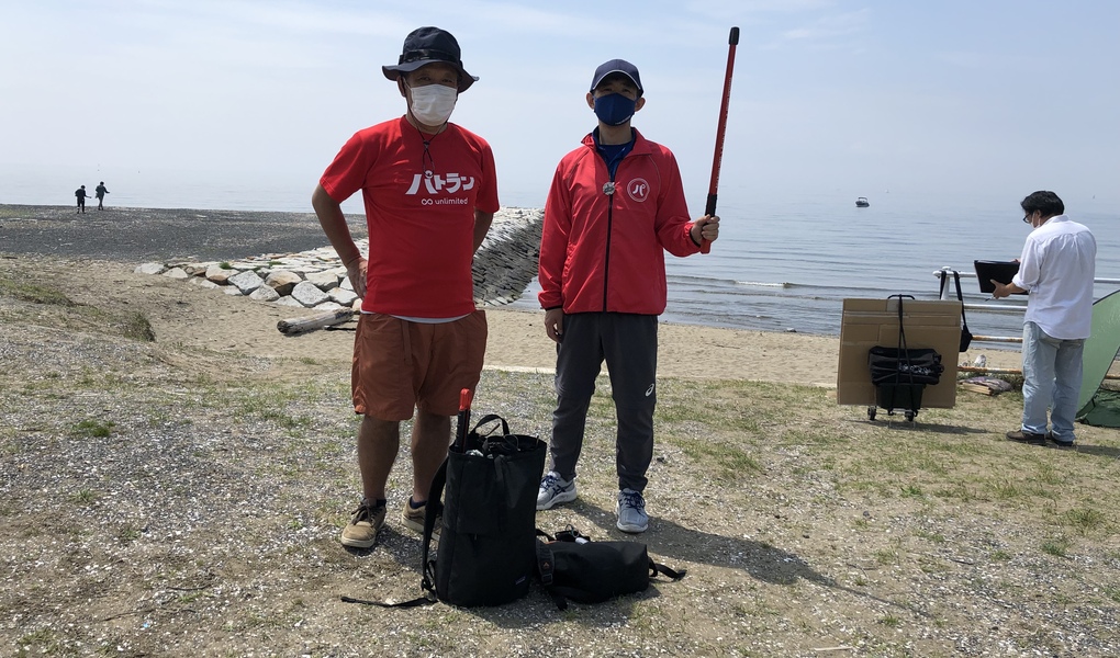 〈出張ボラ〉ビーチクリーン活動　千葉幕張の浜　4月 レポート