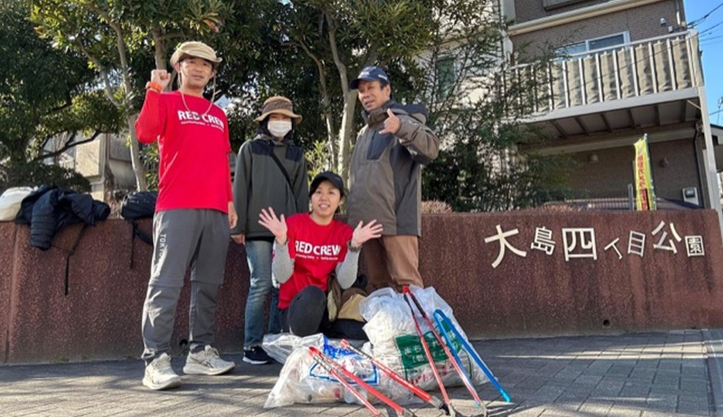 おおじま''まちキレイ''プロジェクト 　2023年新春1月定例　西大島 レポート