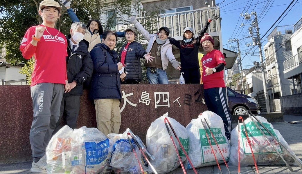 おおじま”まちキレイ”プロジェクト　　2023年2月定例　大島駅(S15) レポート