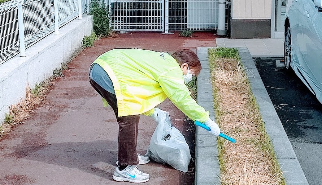 「第８回スマイルASAHI」による旭台地区のごみゼロプロジェクトのお知らせ！（２０２２年２月） レポート