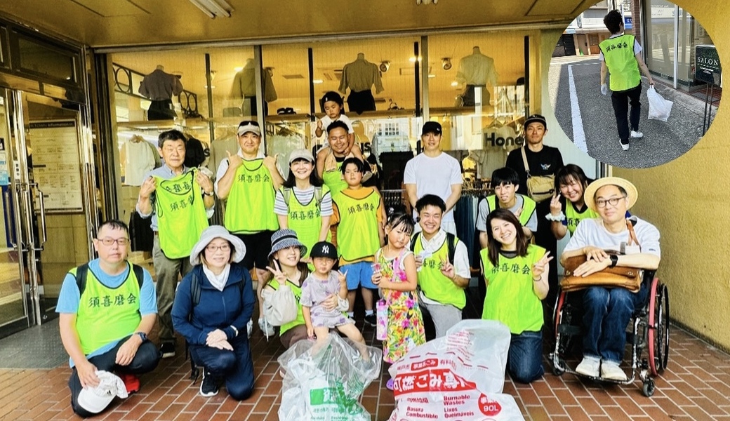 板宿駅周辺ゴミ拾い レポート