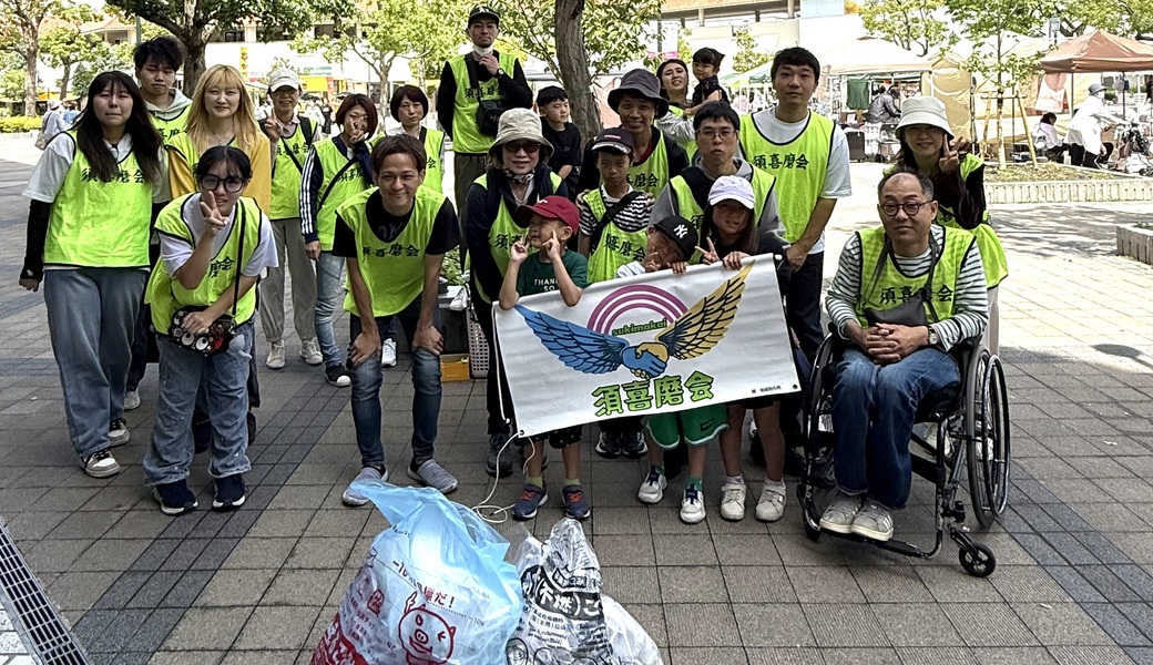 名谷駅周辺ゴミ拾い レポート