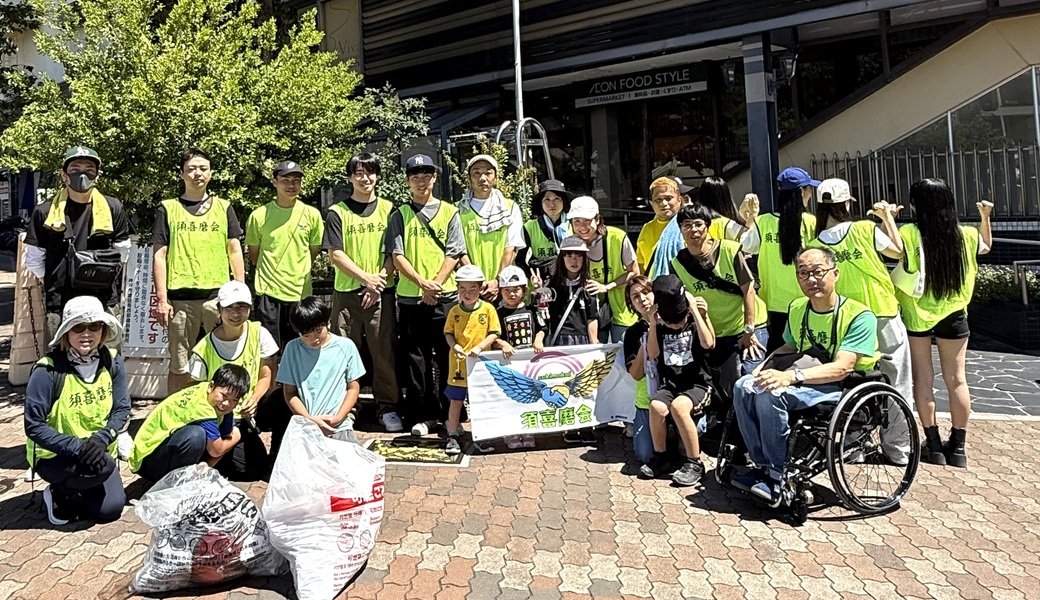 板宿駅周辺ゴミ拾い レポート