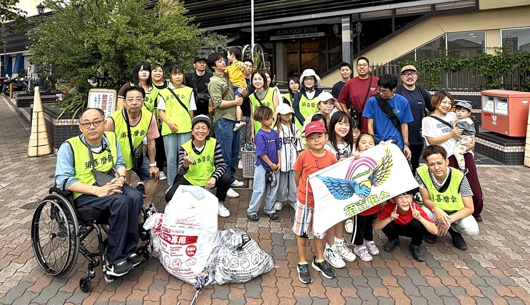 板宿駅周辺ゴミ拾い レポート