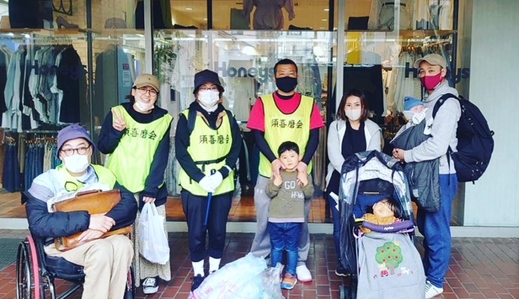 板宿駅周辺ゴミ拾い レポート