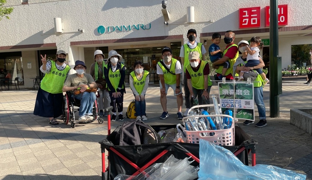 名谷駅周辺ゴミ拾い レポート