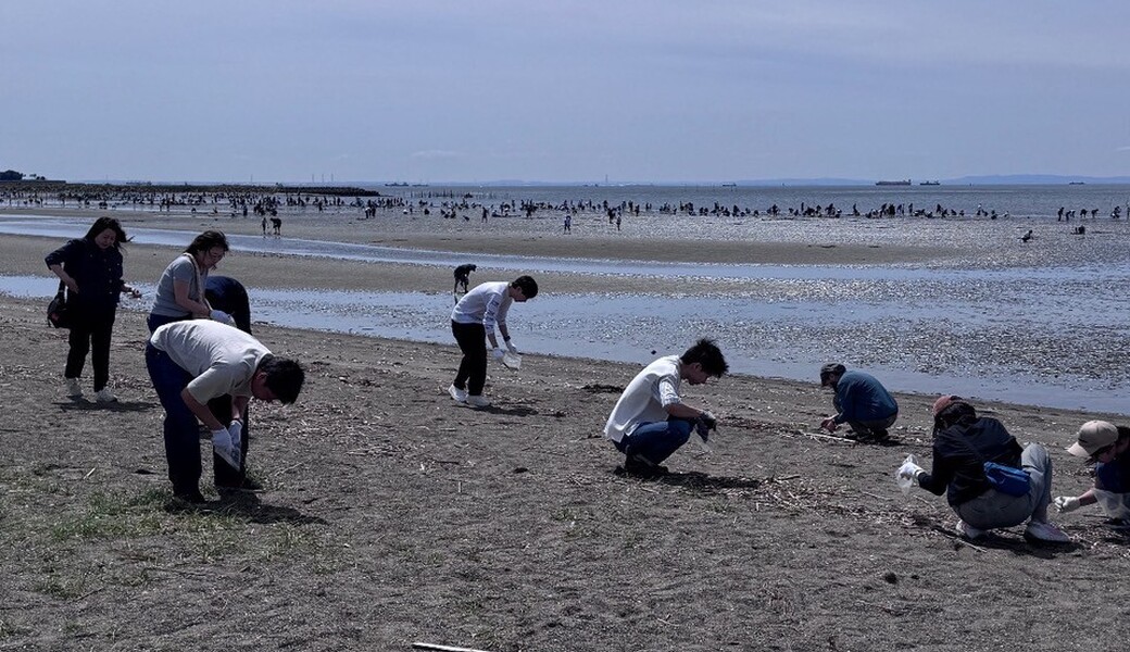 葛西海浜公園で小さなプラスチックを集める会 レポート