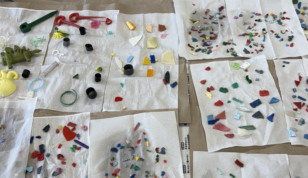 集めた小さなプラスチックを洗う会 レポート