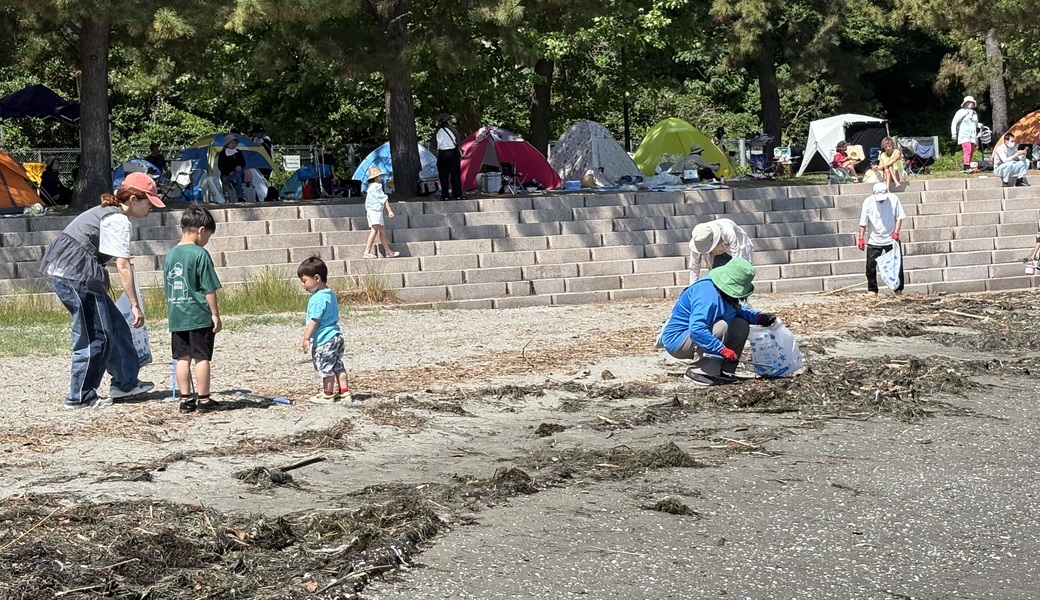 「金沢区の日」野島海岸ビーチクリーン レポート