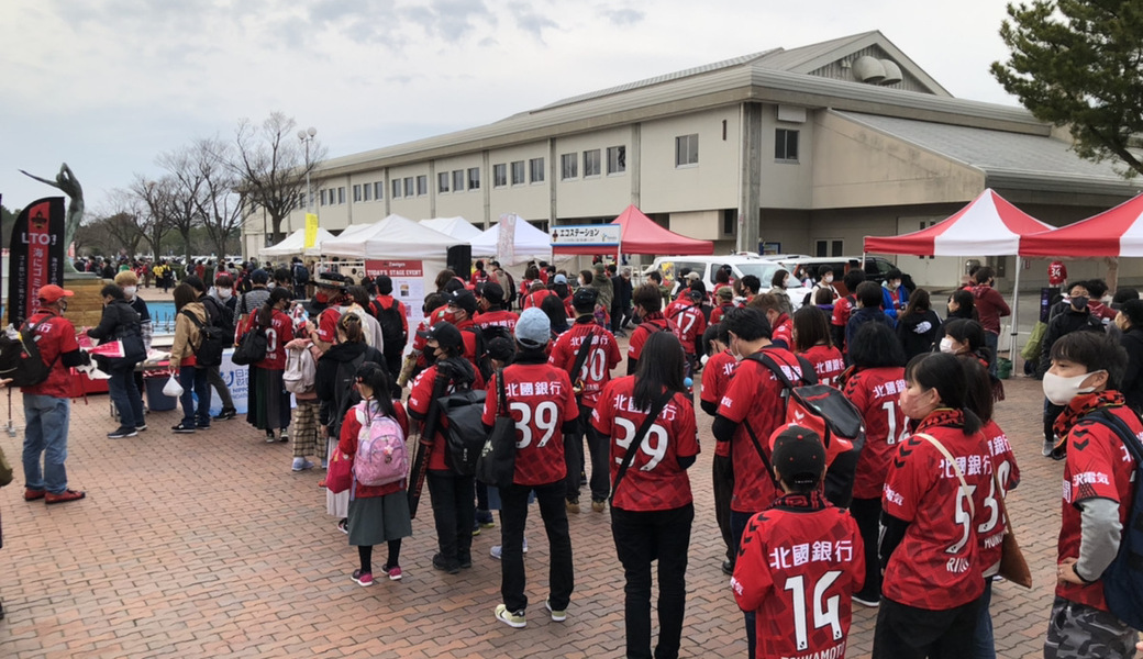 LEADS TO THE OCEAN @ツエーゲン金沢ホームスタジアム レポート