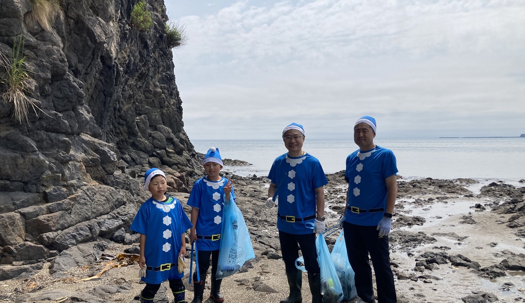 海の日海岸清掃 レポート