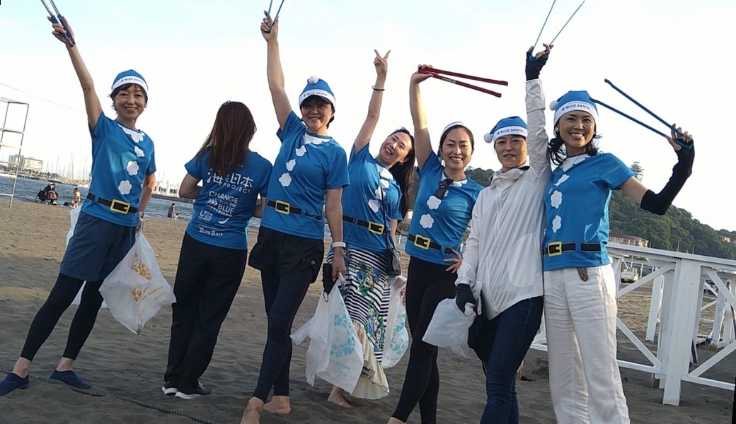 新月ビーチクリーン レポート