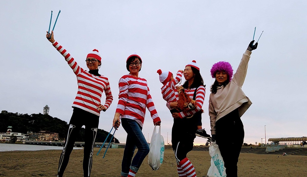 新月ビーチクリーンvol.16～ハロウィンver～ レポート