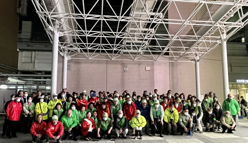 錦糸町南北合同パトロール（墨田区） レポート