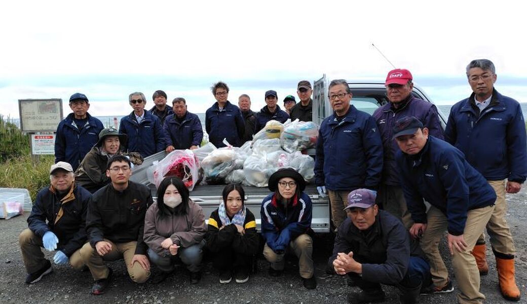 青森県ふるさとの水辺サポーター　三沢海岸清掃 レポート