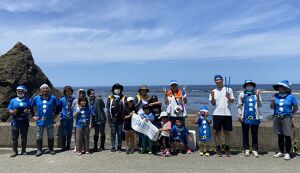 海岸清掃in万畳敷 ７月 ブルーサンタ2022 アイキャッチ