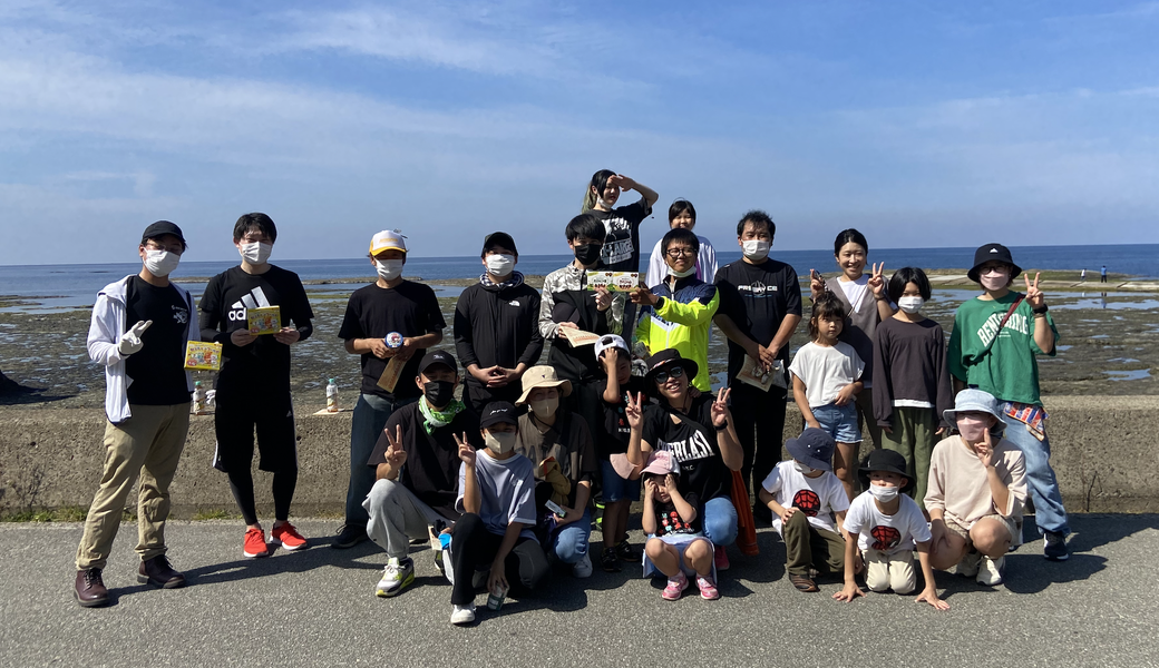 海岸清掃in万畳敷 レポート