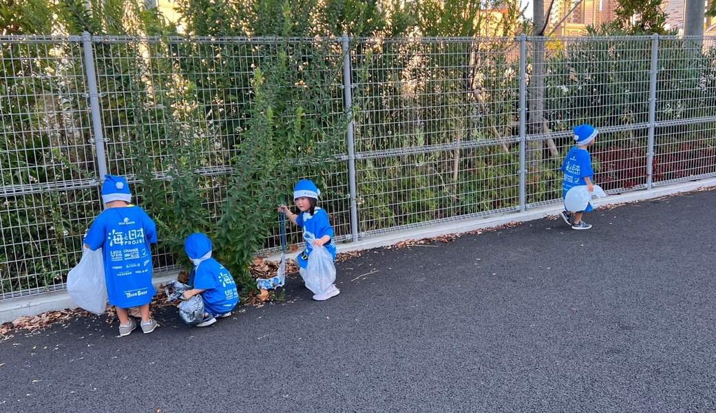 涼しい時間帯にゴミ拾い！ レポート