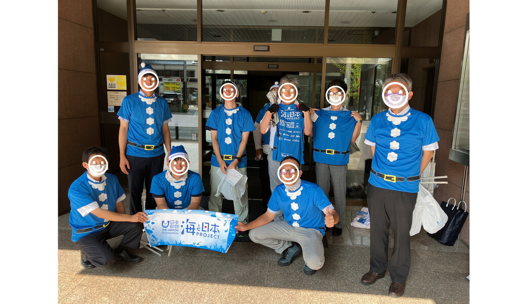 月に1度の朝の清爽（せいそう）活動　ブルーサンタ2023 レポート