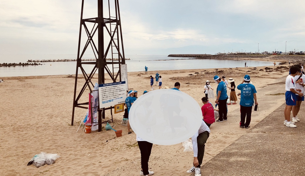 みんなできれいにせんまいけ！ブルーサンタで盛り上げたい！ レポート