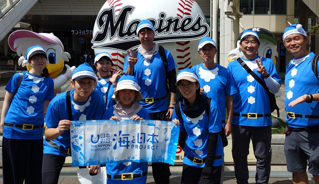 ALL JAPAN BLUE SANTA 2026ビーチクリーン活動（幕張） レポート